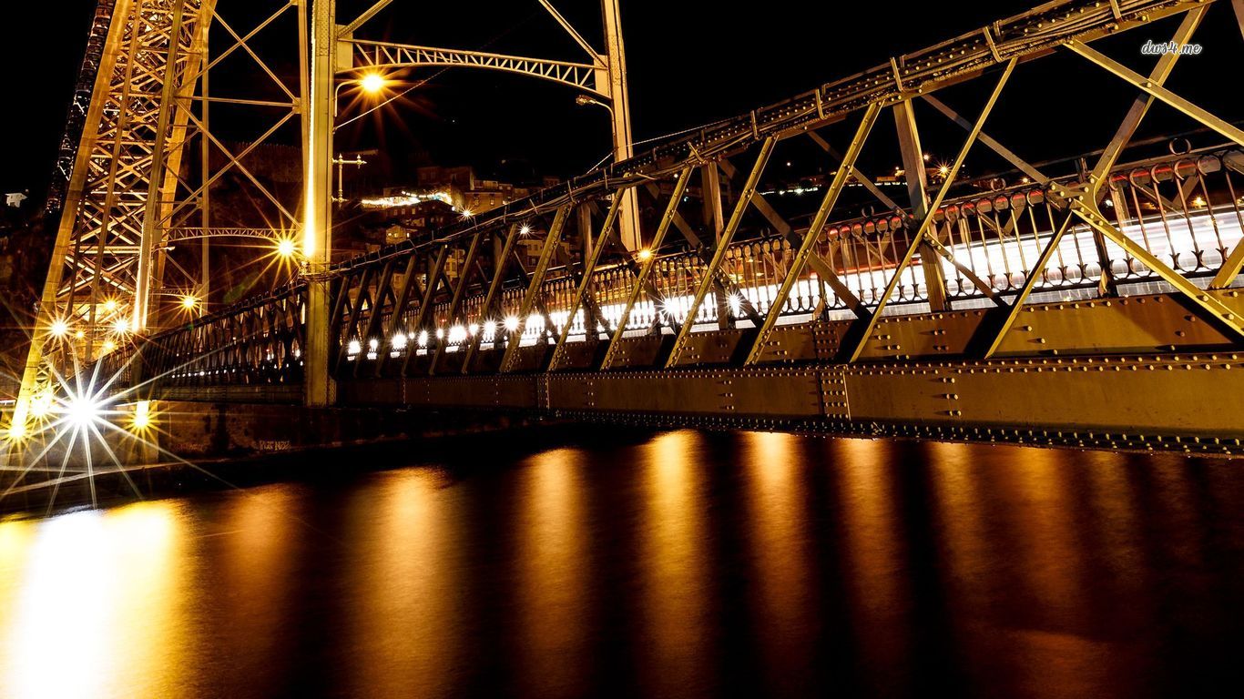 Bridge At Night Wallpaper World