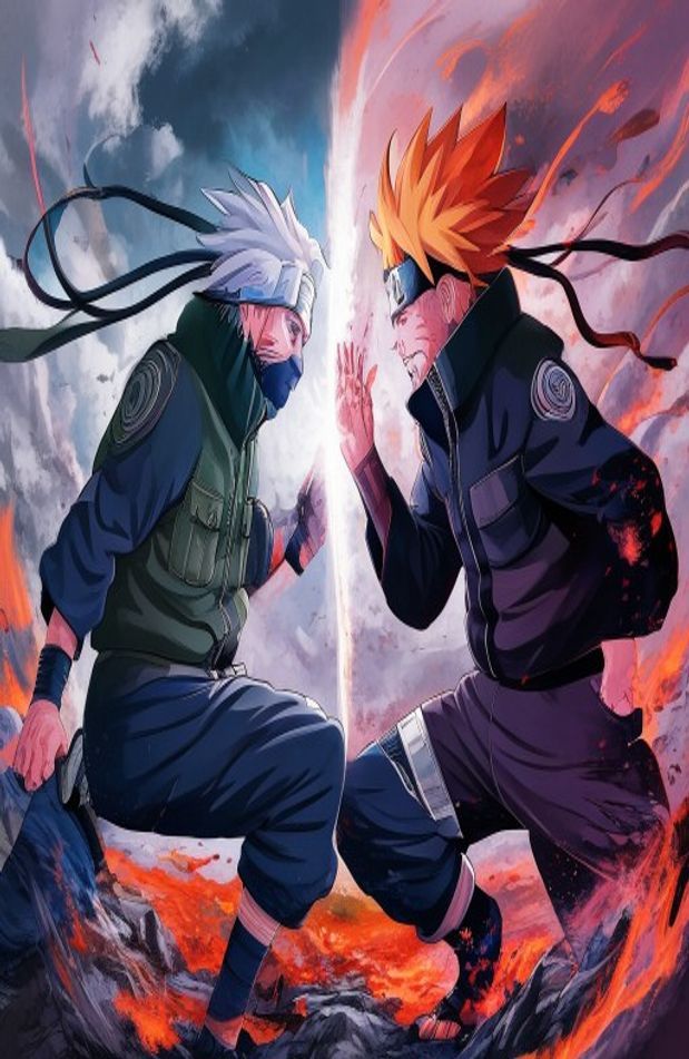 Kakashi And Obito Wallpaper