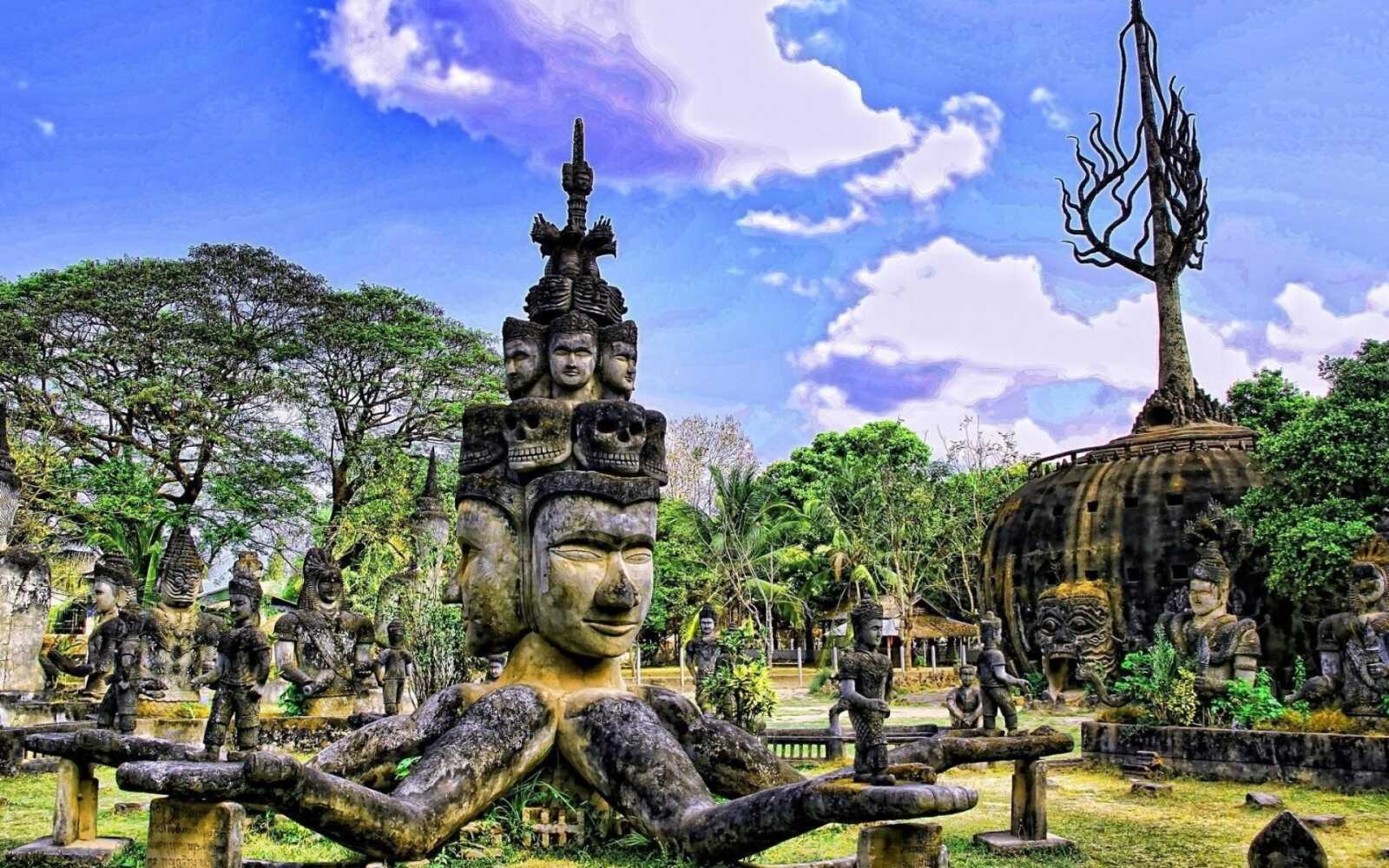 Desktop HD Vientiane Background Image Wallpaper