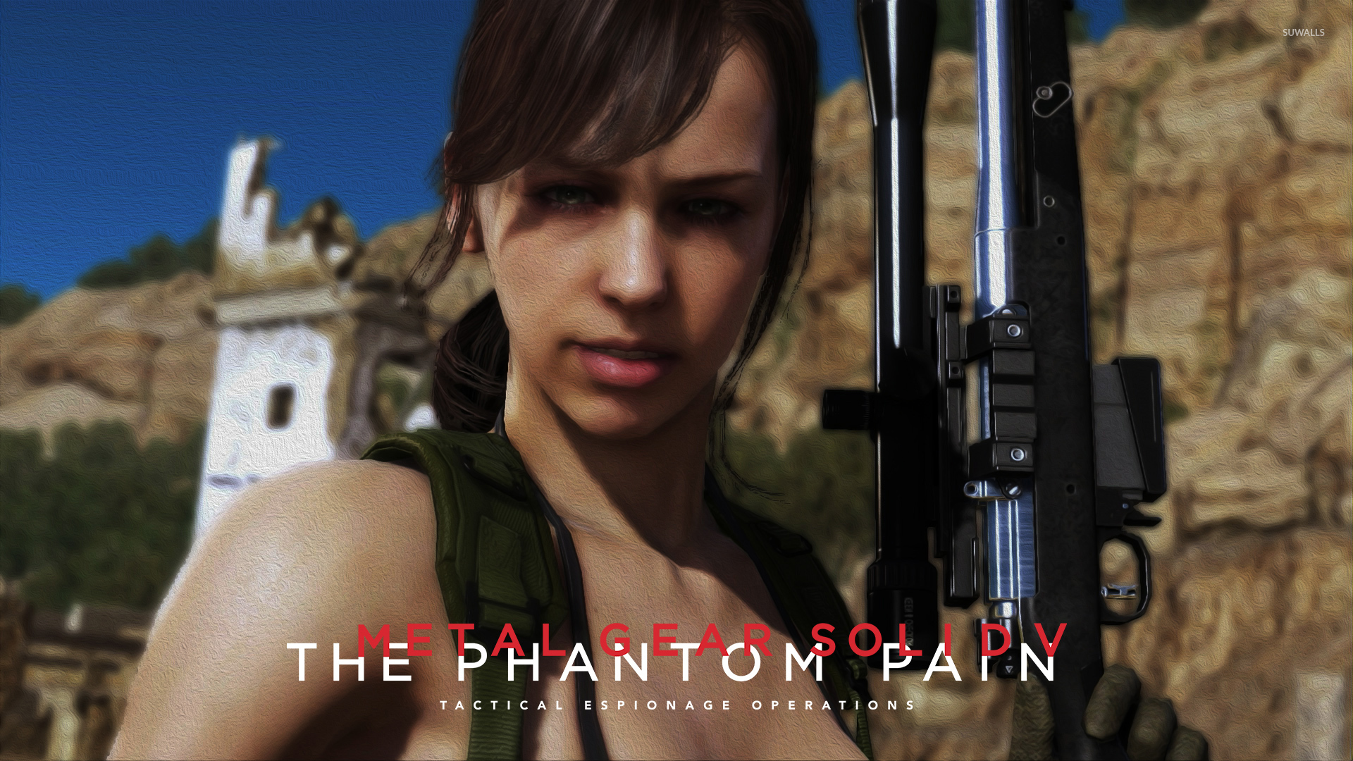 Quiet Metal Gear Solid V The Phantom Pain Wallpaper Game