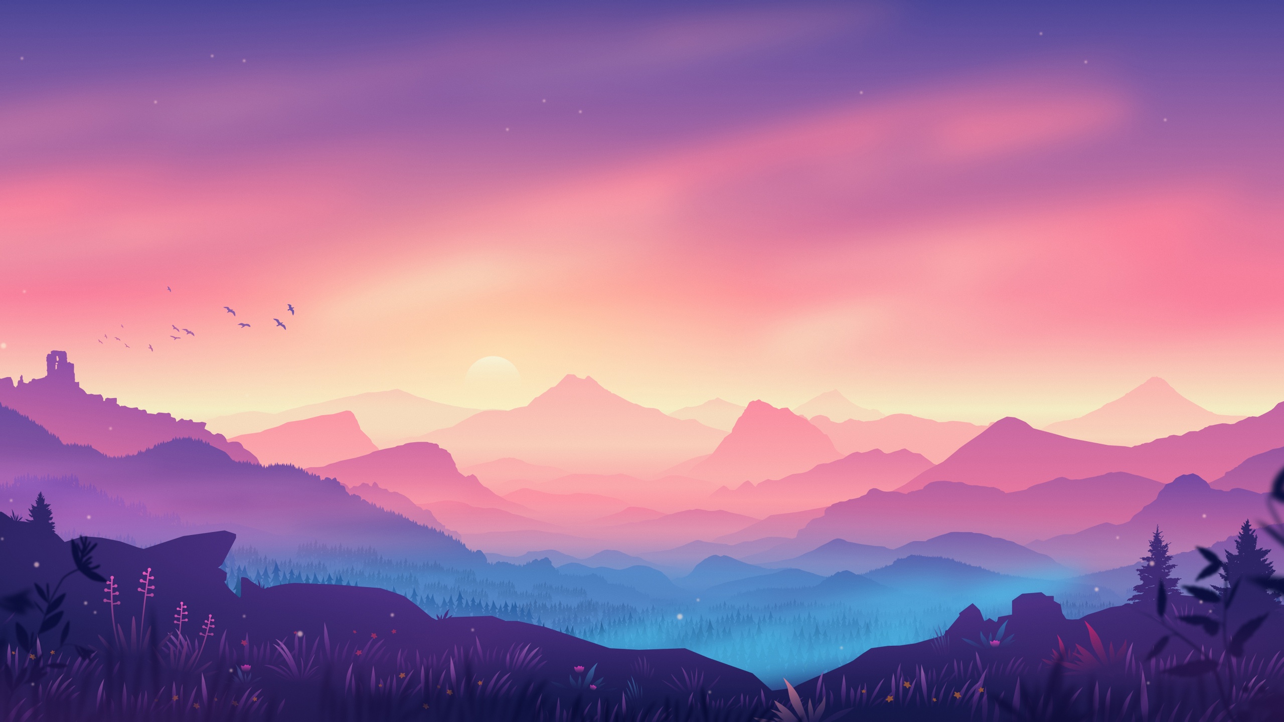 Valley Wallpaper 4k Landscape Aesthetic Mountains