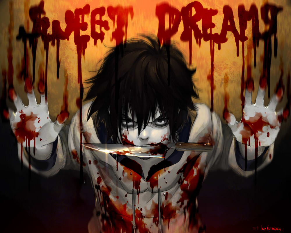 jeff the killer anime lindo :3 x3 Paint-love_animes♥♥♥ - Illustrations ART  street