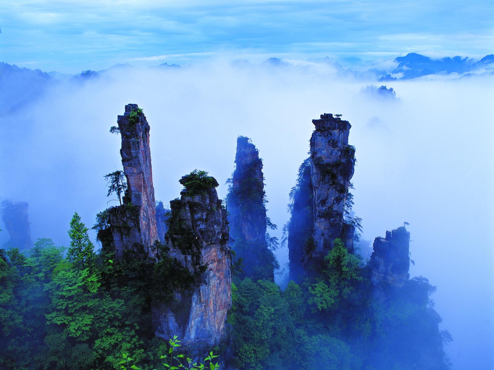 China Zhangjiajie Scenic Travel Pictures