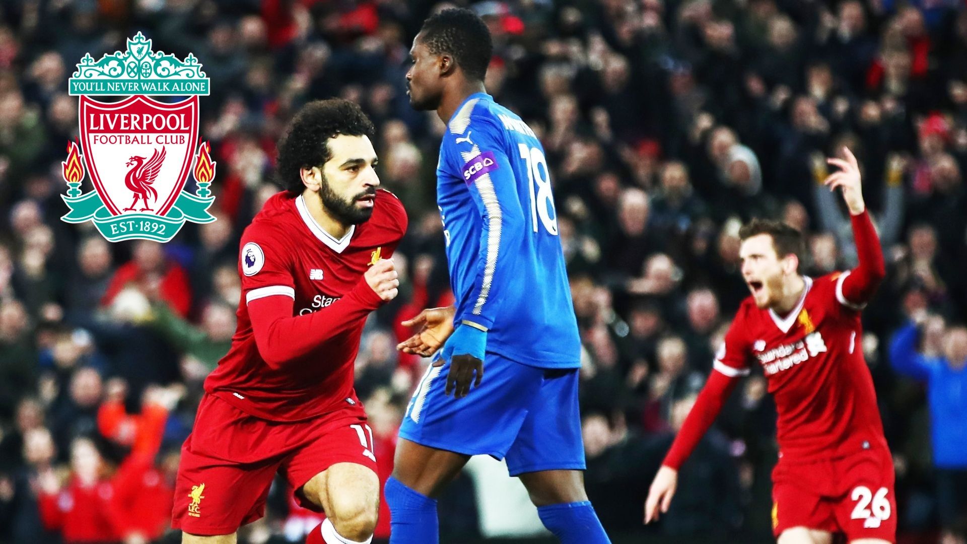 Mohamed Salah Liverpool HD Background