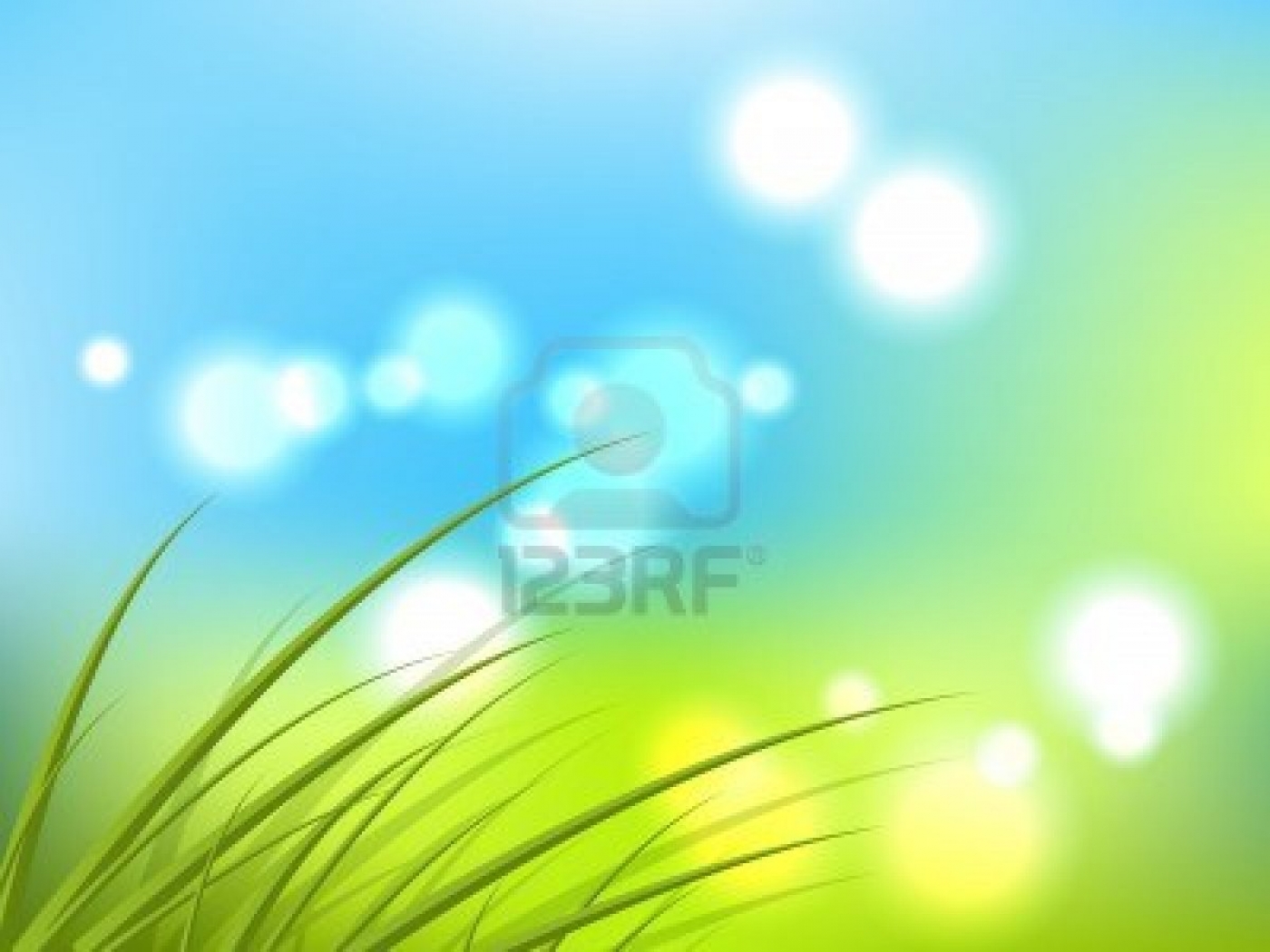 Abstract Spring Background With Grass HD Wallpaper To Your Desktop