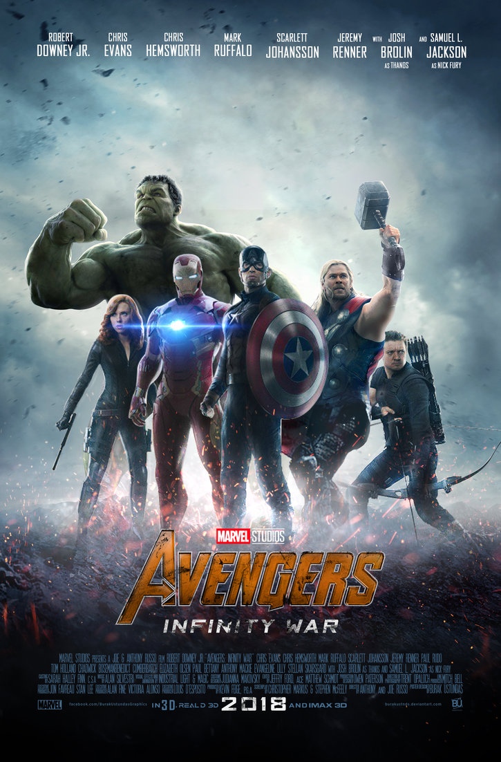 Avengers Infinity War Poster By Burakustnds