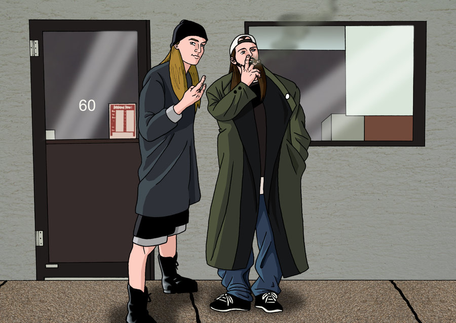 Jay And Silent Bob By Deanfenechanimations