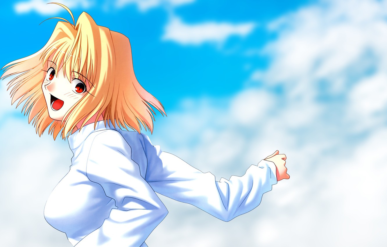 Wallpaper Clouds Arcueid Brunestud Melty Blood Image For