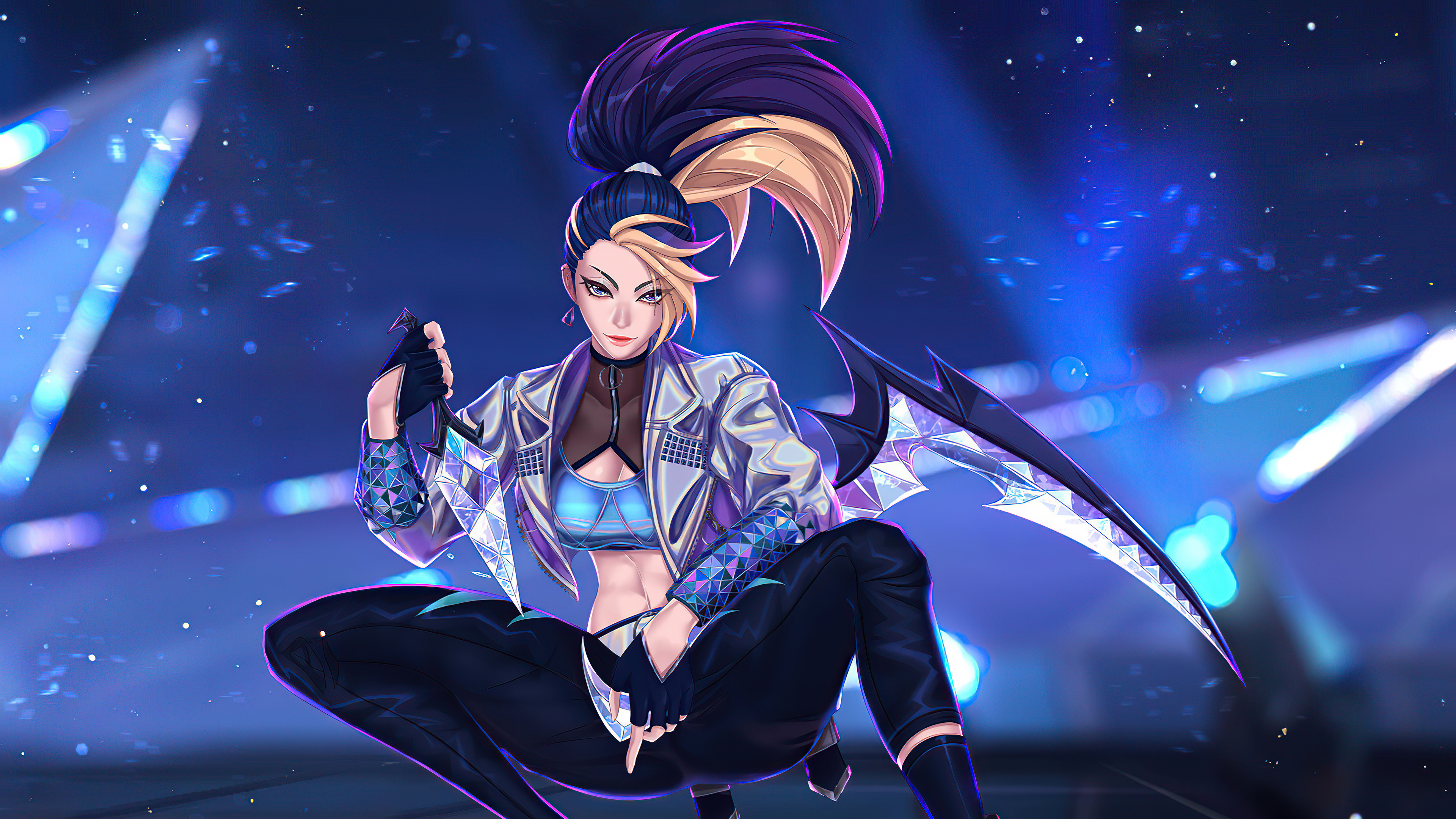 Kda All Out Akali 4k HD Games Wallpaper Image Background