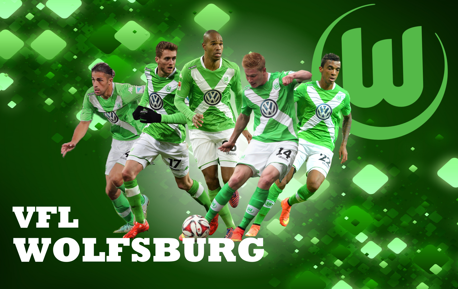 I Made A Wolfsburg Team Background Wallpaper With Rodriguez