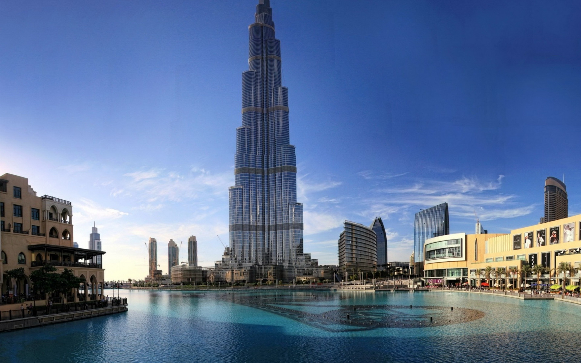 Burj Khalifa Puter Wallpaper Desktop Background Id