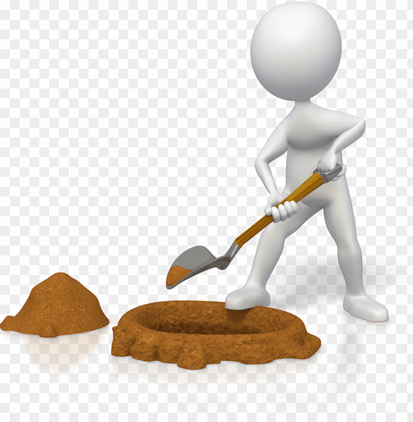 Chapter Idol Portfolio Person Digging 3d Stick Figure Do Png