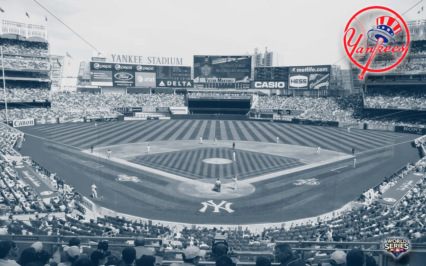 New York Yankees Fans In Wallpaper