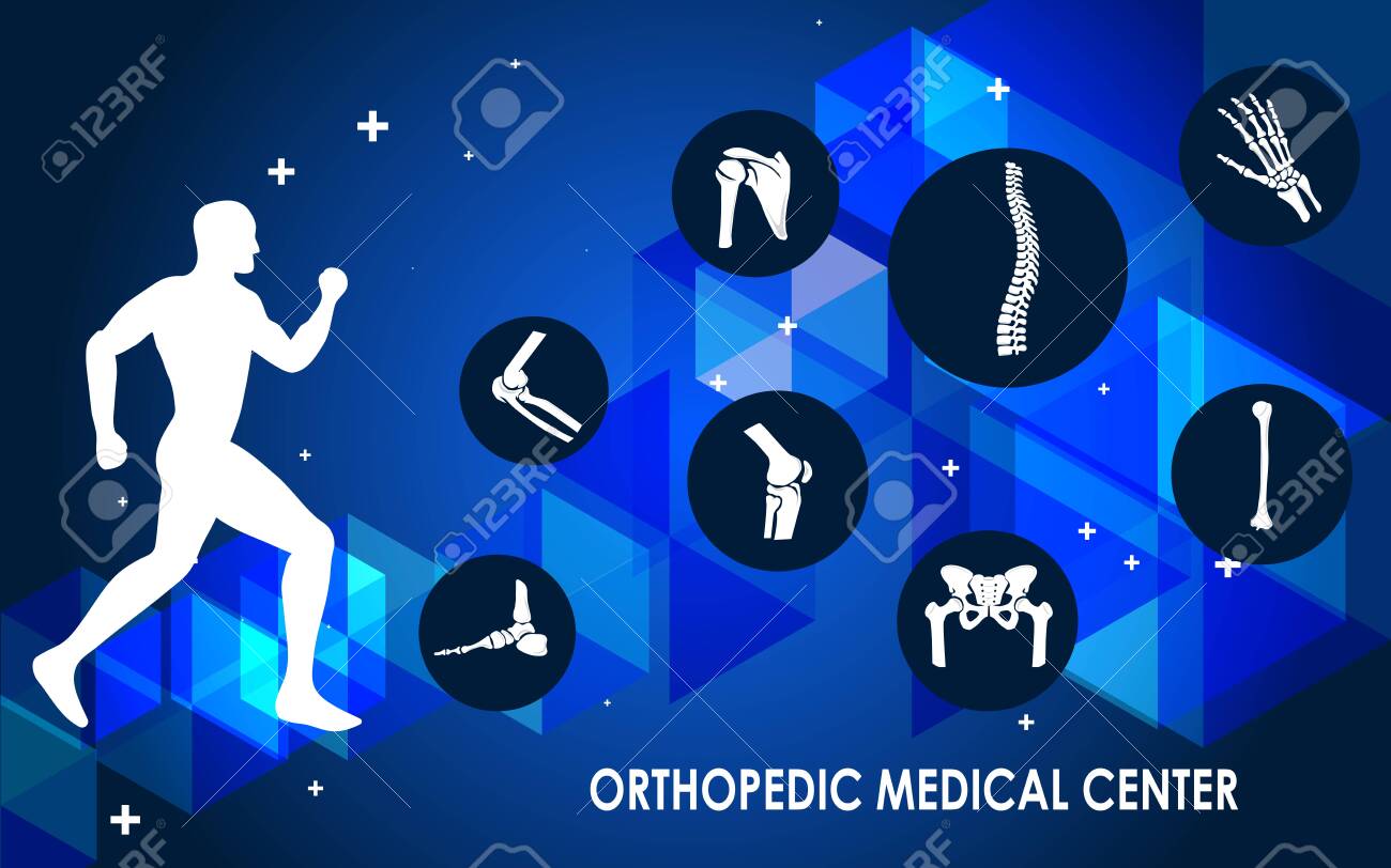 Medical Infographic Orthopedic Anatomy Abstract Background With
