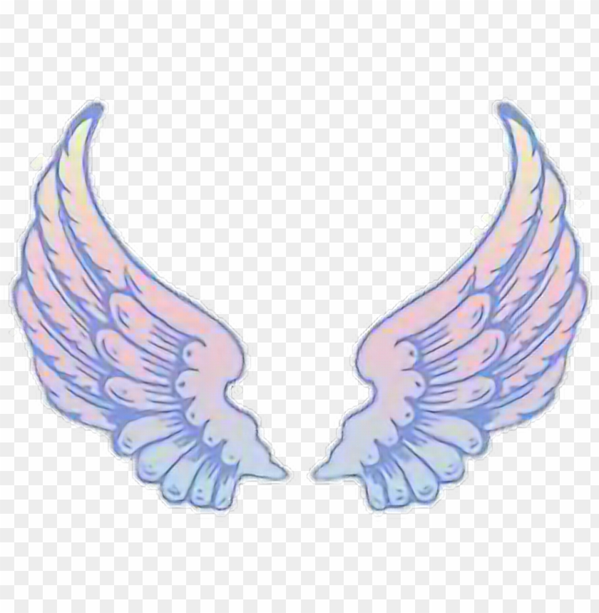 Sticker By La Chica Suicida Cartoon Angel Wings Transparent Png