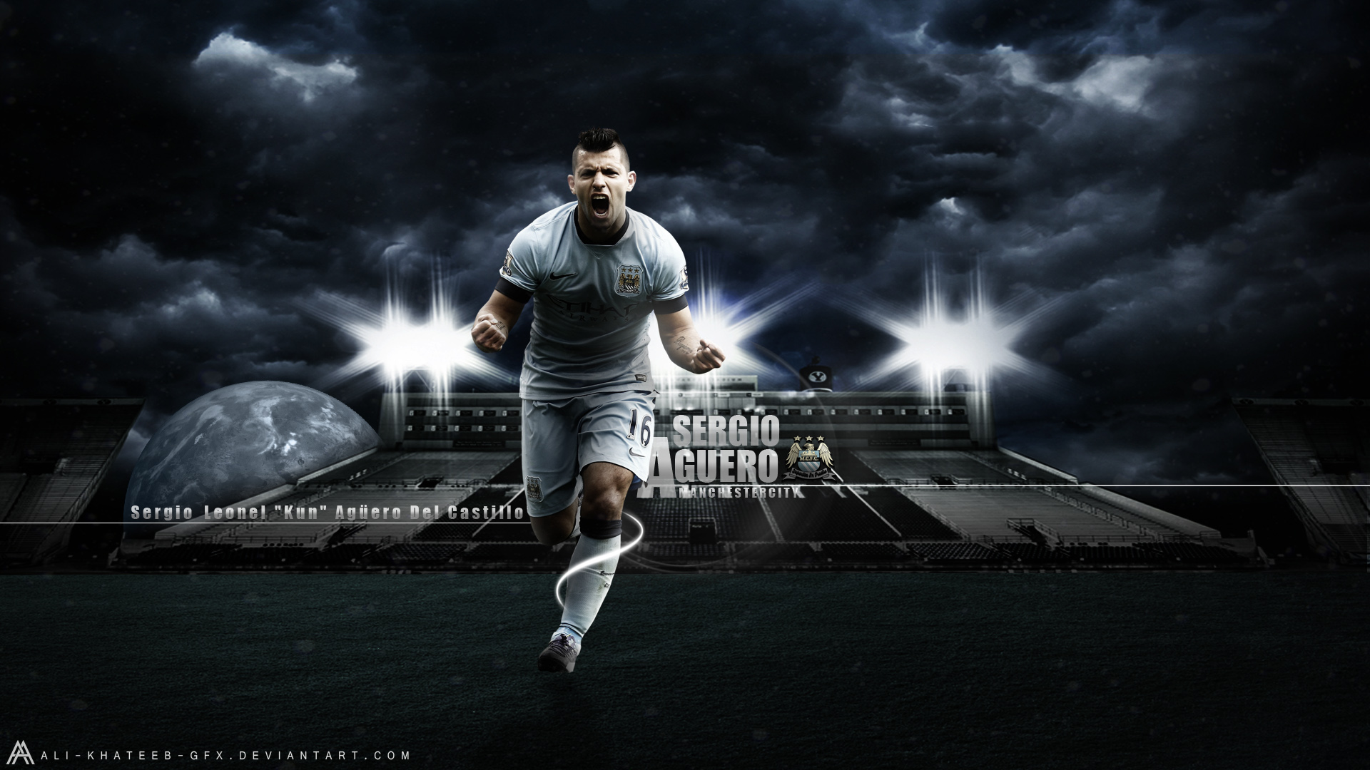 Download Sergio Aguero Manchester City Player HD Wallpaper Search