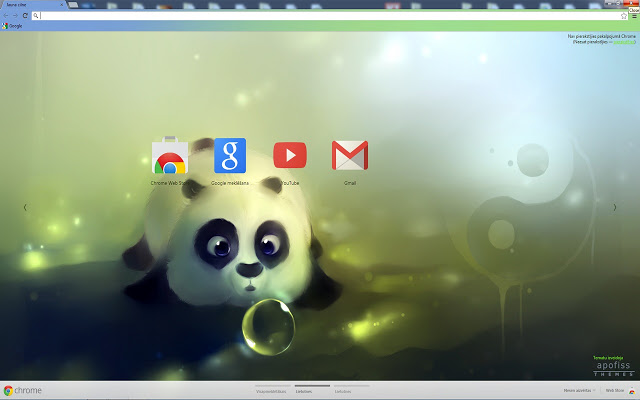 Panda Dumpling Theme For Google Chrome Browser By Apofiss Like Me