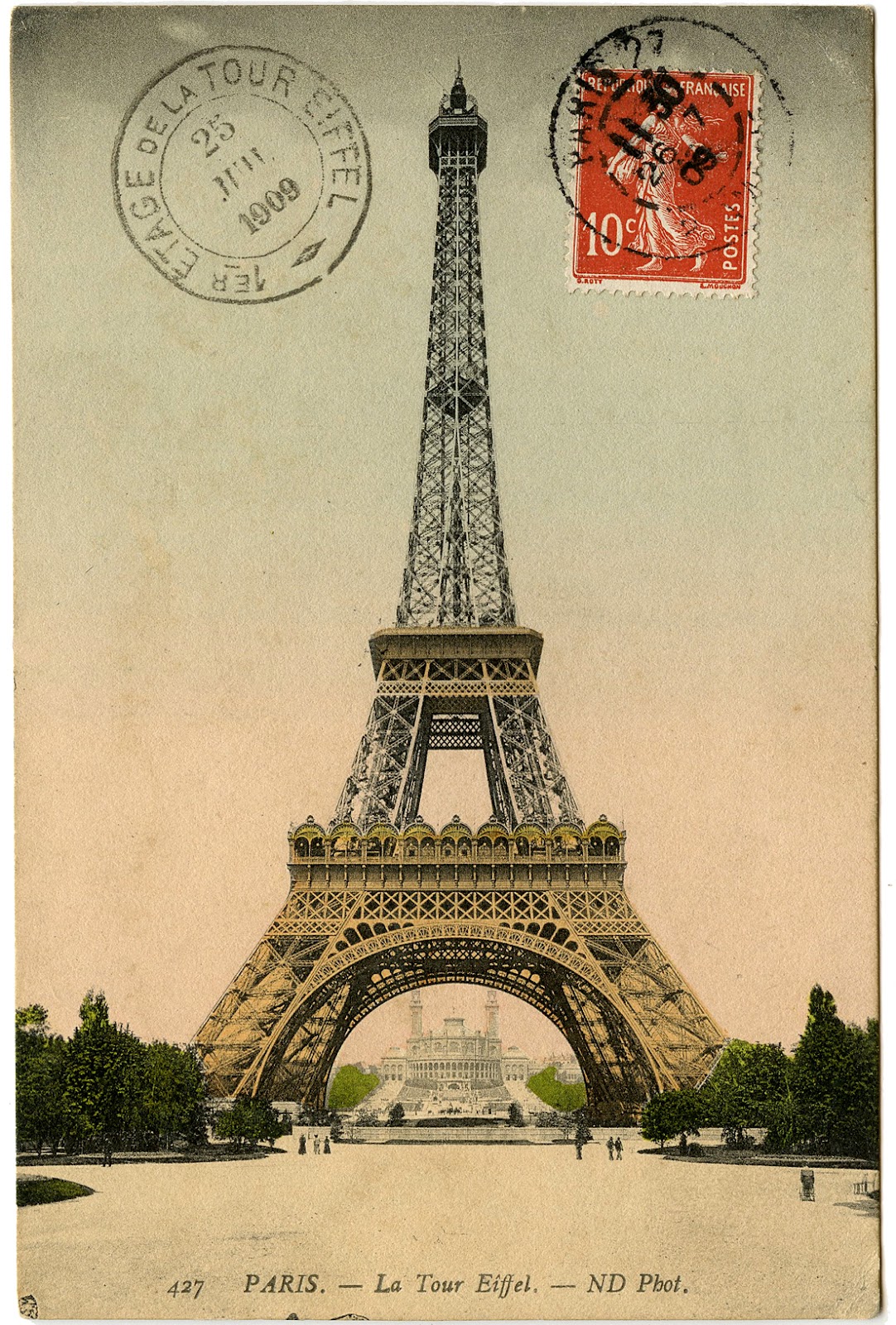 Eiffel Tower Vintage Wallpaper HD Retro