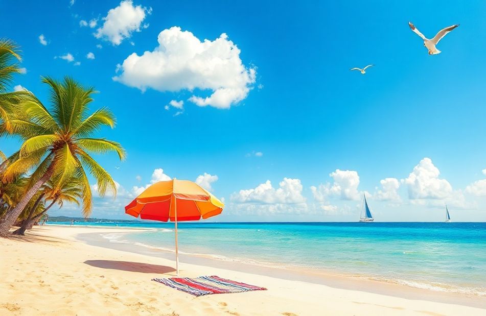 Sunny Beach Wallpaper