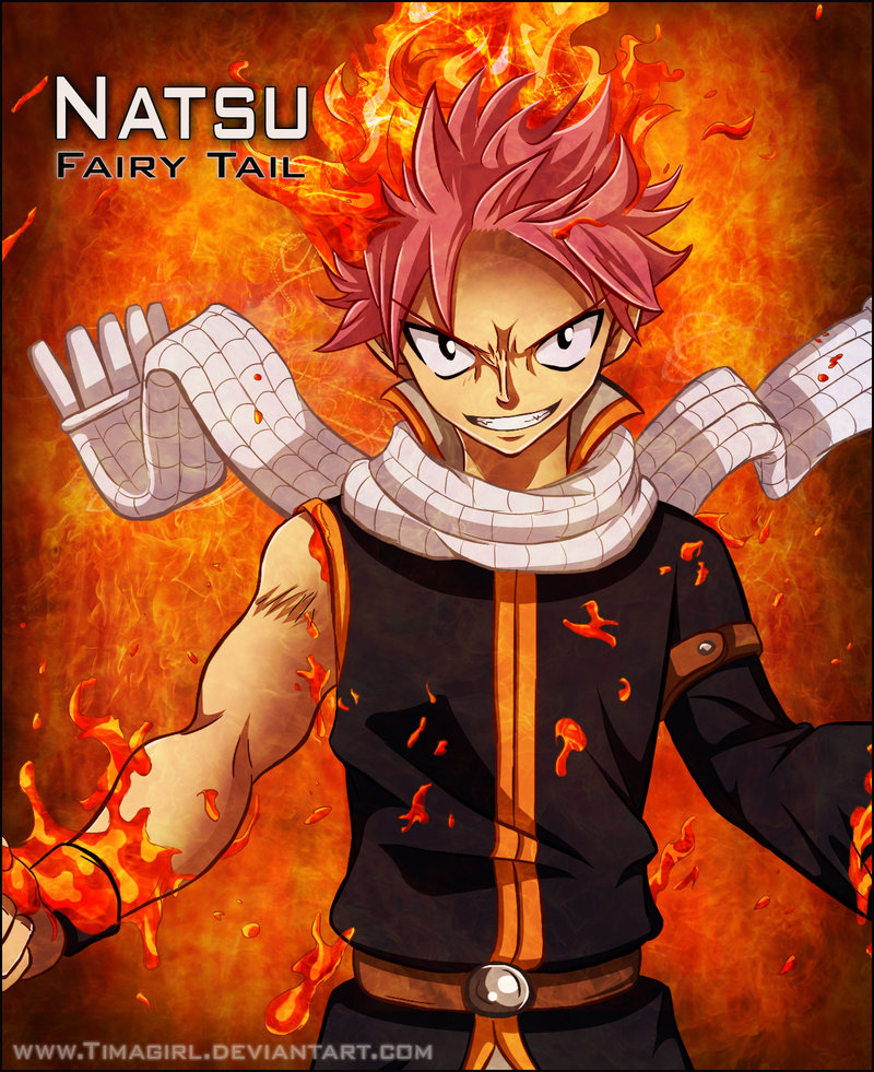 Natsu Dragneel Fairy Tail By Timagirl