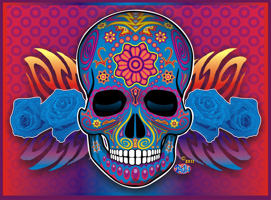 45 Day Of The Dead Wallpaper On Wallpapersafari