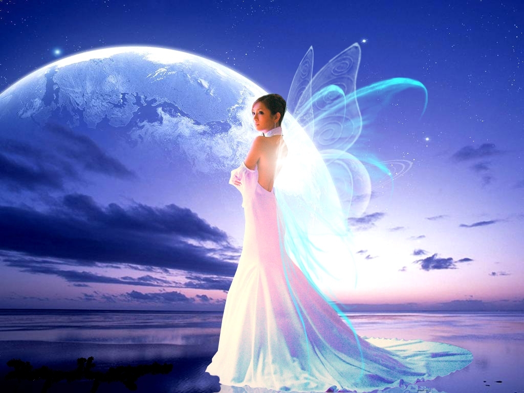 Fairies Desktop Wallpaper Beautiful Fairy