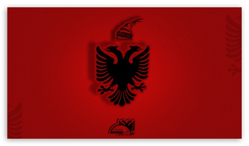 Albanian Flag HD Desktop Wallpaper High Definition Fullscreen