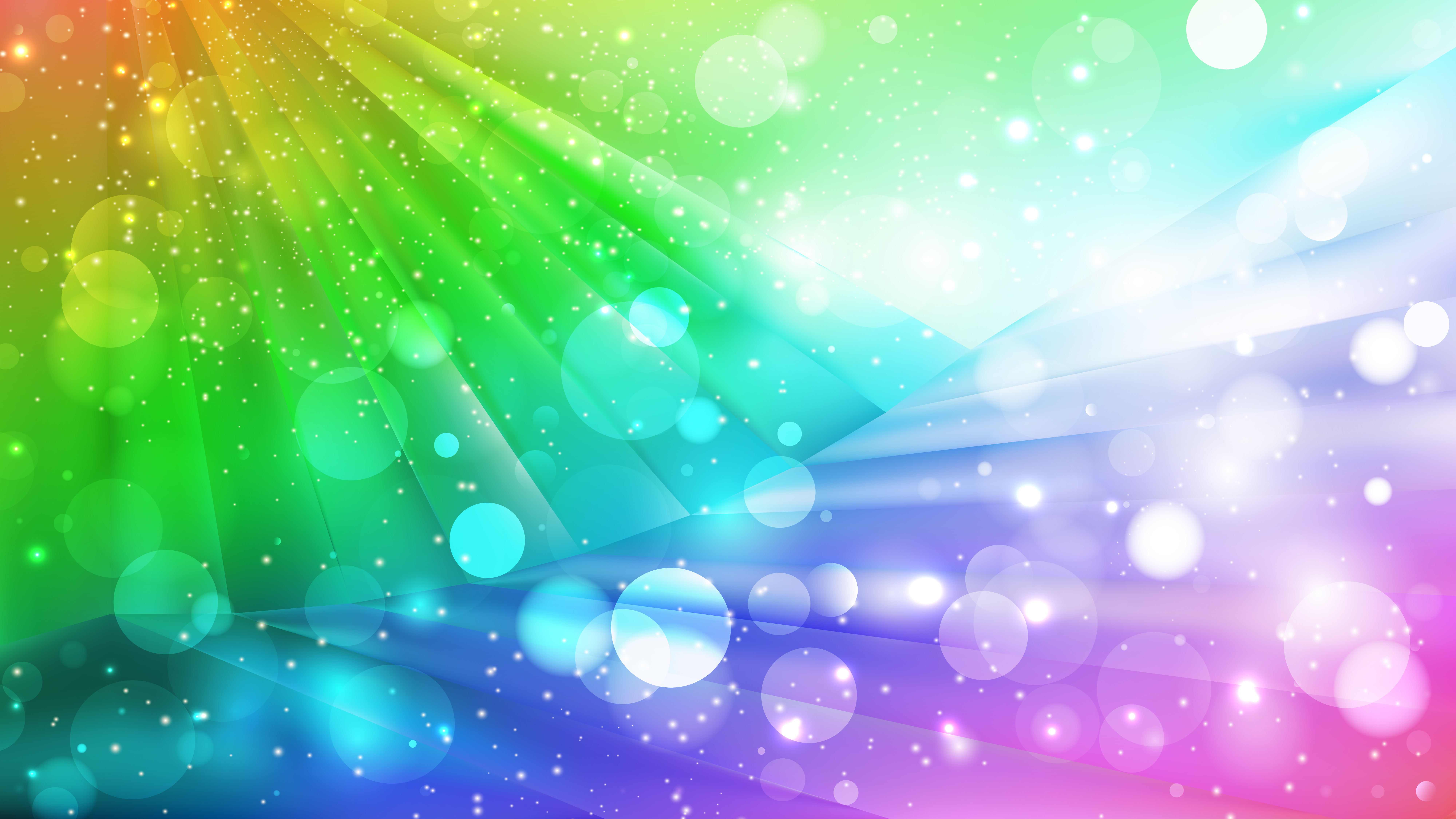 Free Abstract Colorful Defocused Lights Background Design