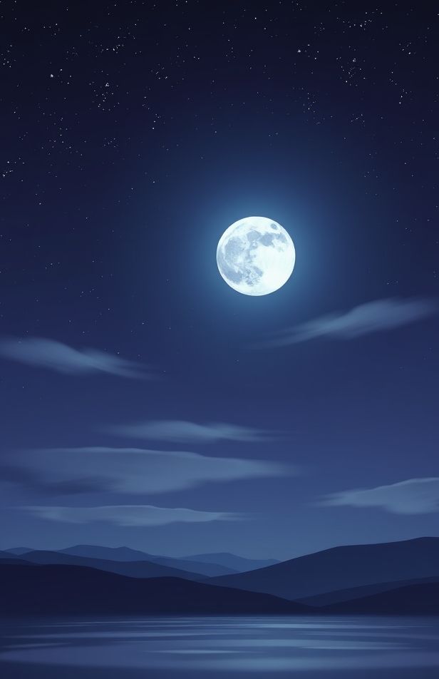 Stars And Moon Wallpaper