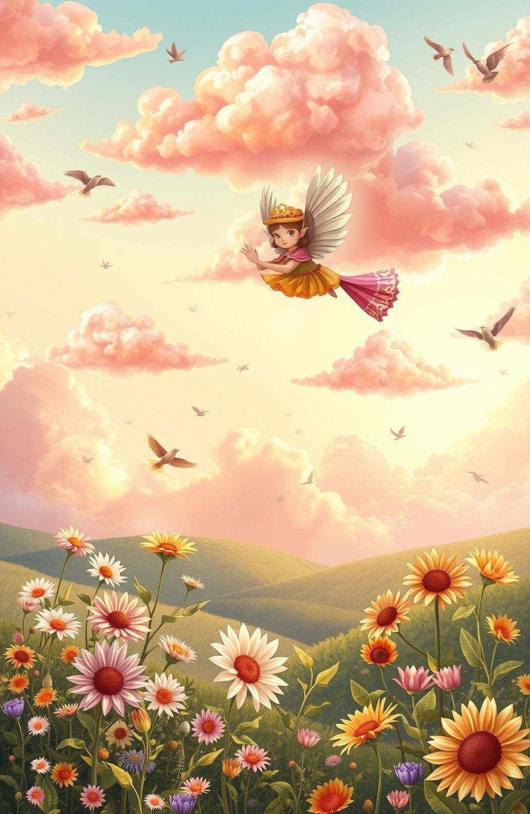 Fanny Skylark Wallpaper