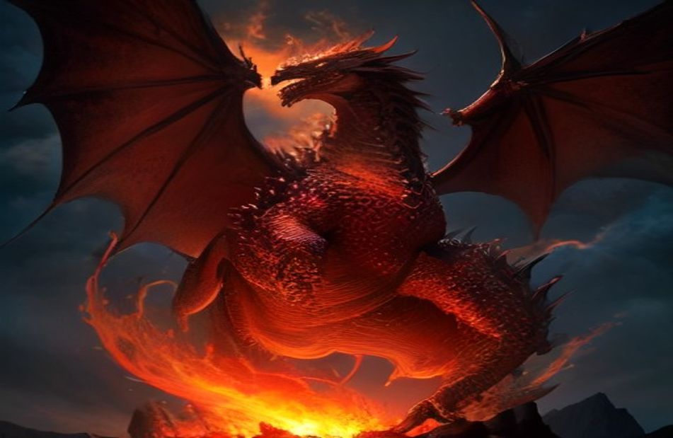 Fire Dragon Wallpaper