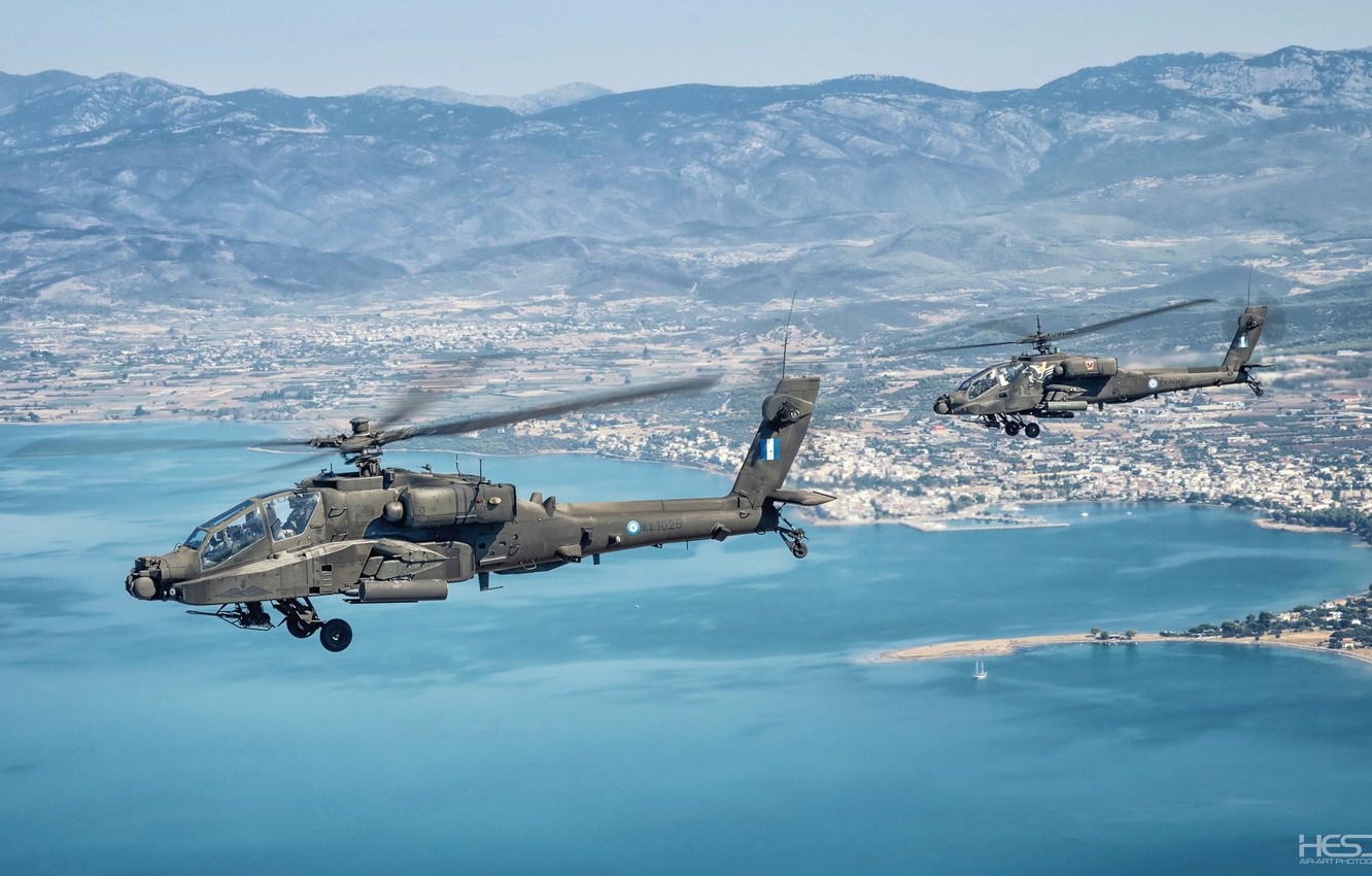 Wallpaper Sea Shore Apache Ah Chassis Attack