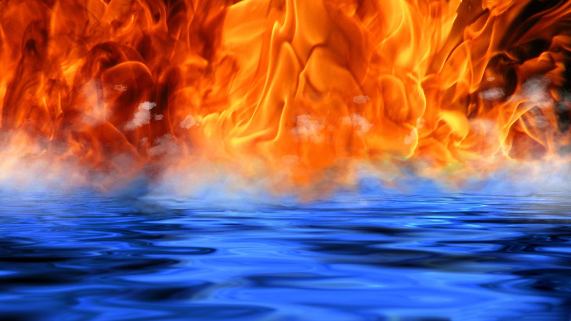 Fire Vs Water Wallpaper