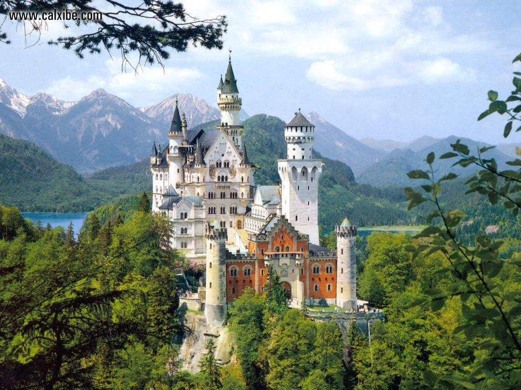 Known Places Neuschwanstein Castle Bavaria Germany Picture Nr