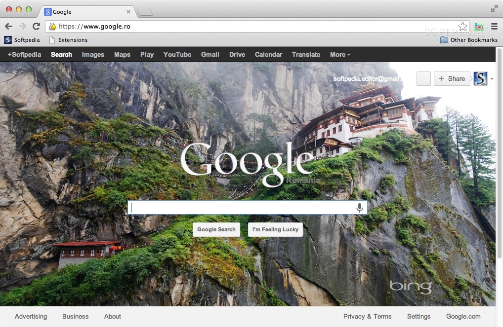 Screenshot Of Bing Wallpaper For Google Home