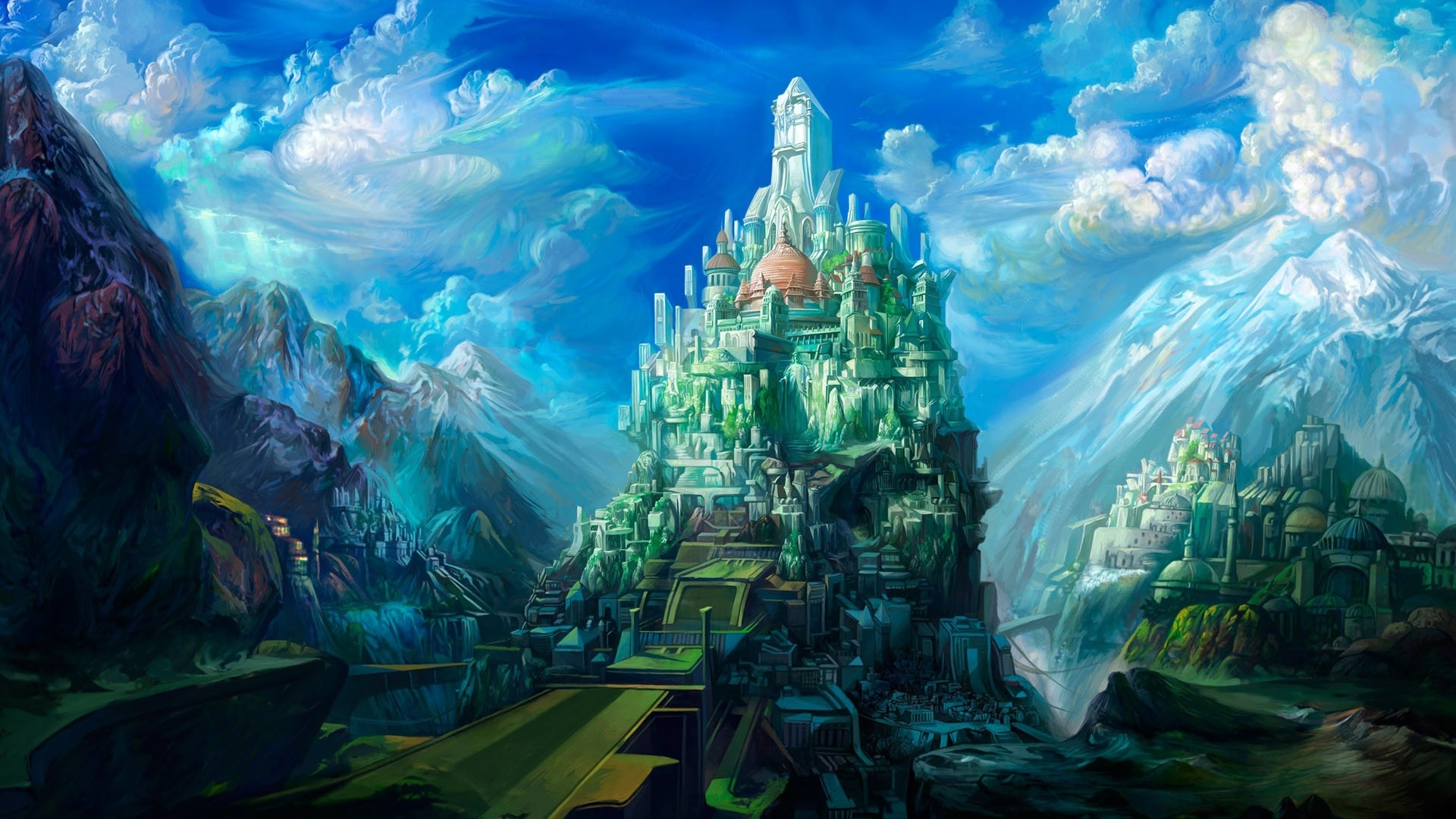 Fantasy Land Wallpaper Which Is Under The