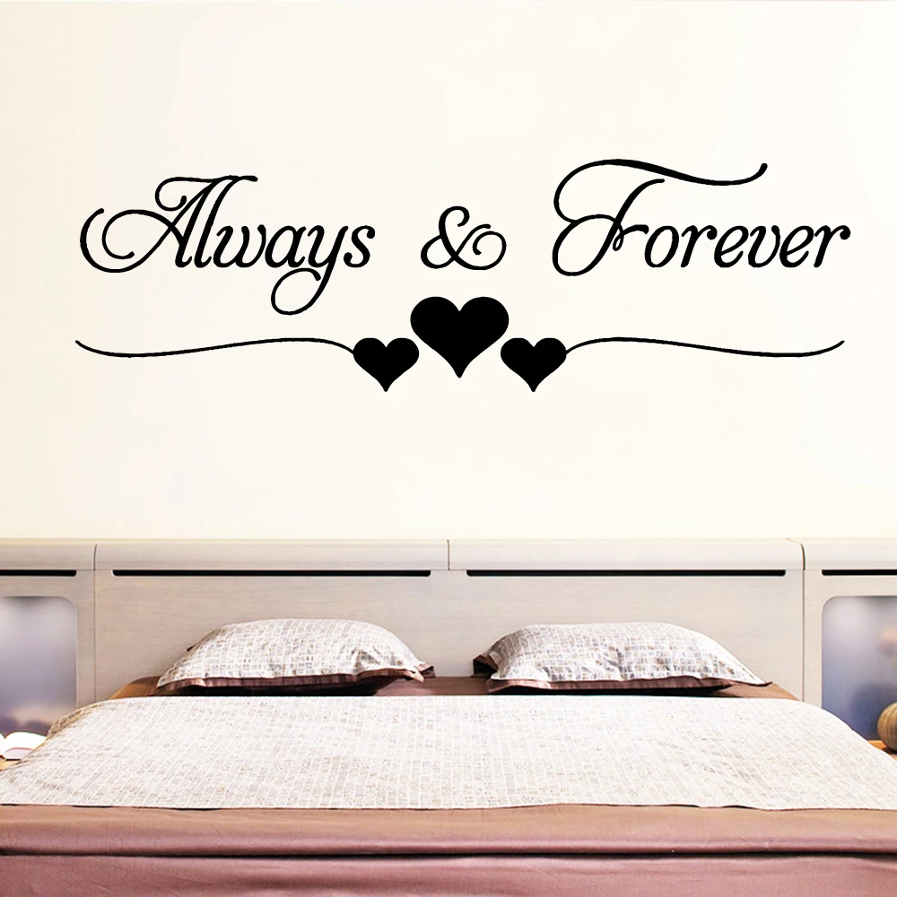 🔥 Free Download 3d Quote Always Forever Wall Sticker Removable Wall Sticker Diy 1000x1000 For