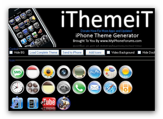 Create iPhone Icons Beautiful Wallpaper Themes For