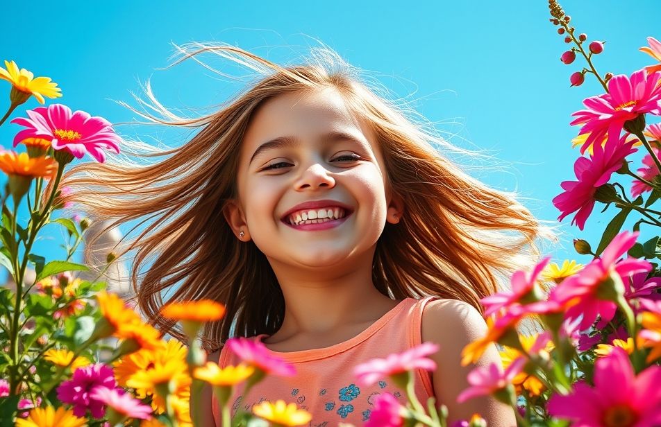 Happy Girl Wallpaper