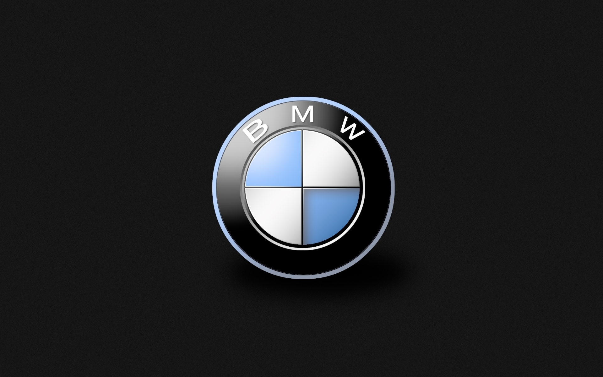 BMW Logo on a Dark Background