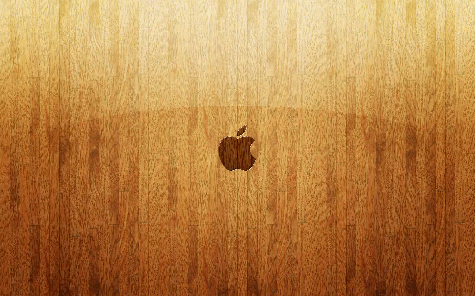 Wood HD Apple Wallpaper
