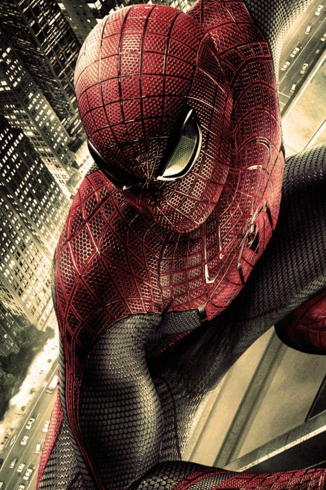 Spiderman On Building Phone Wallpaper