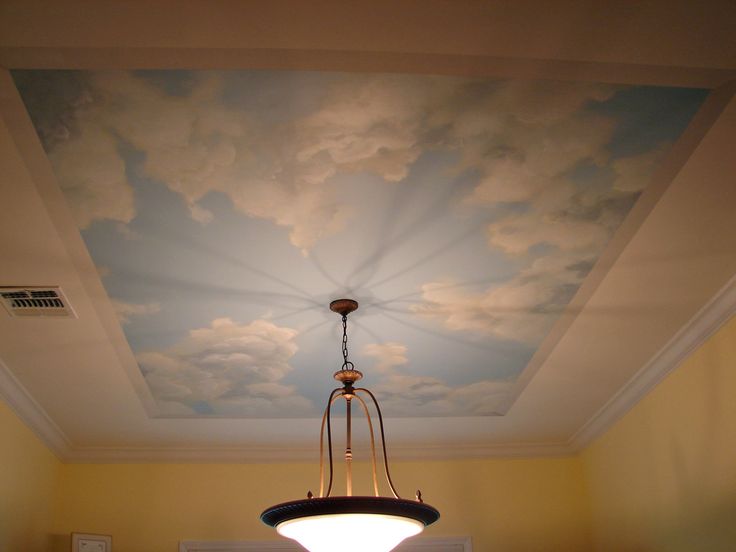  ceiling skycloud mural Art StuffCeilings Painted