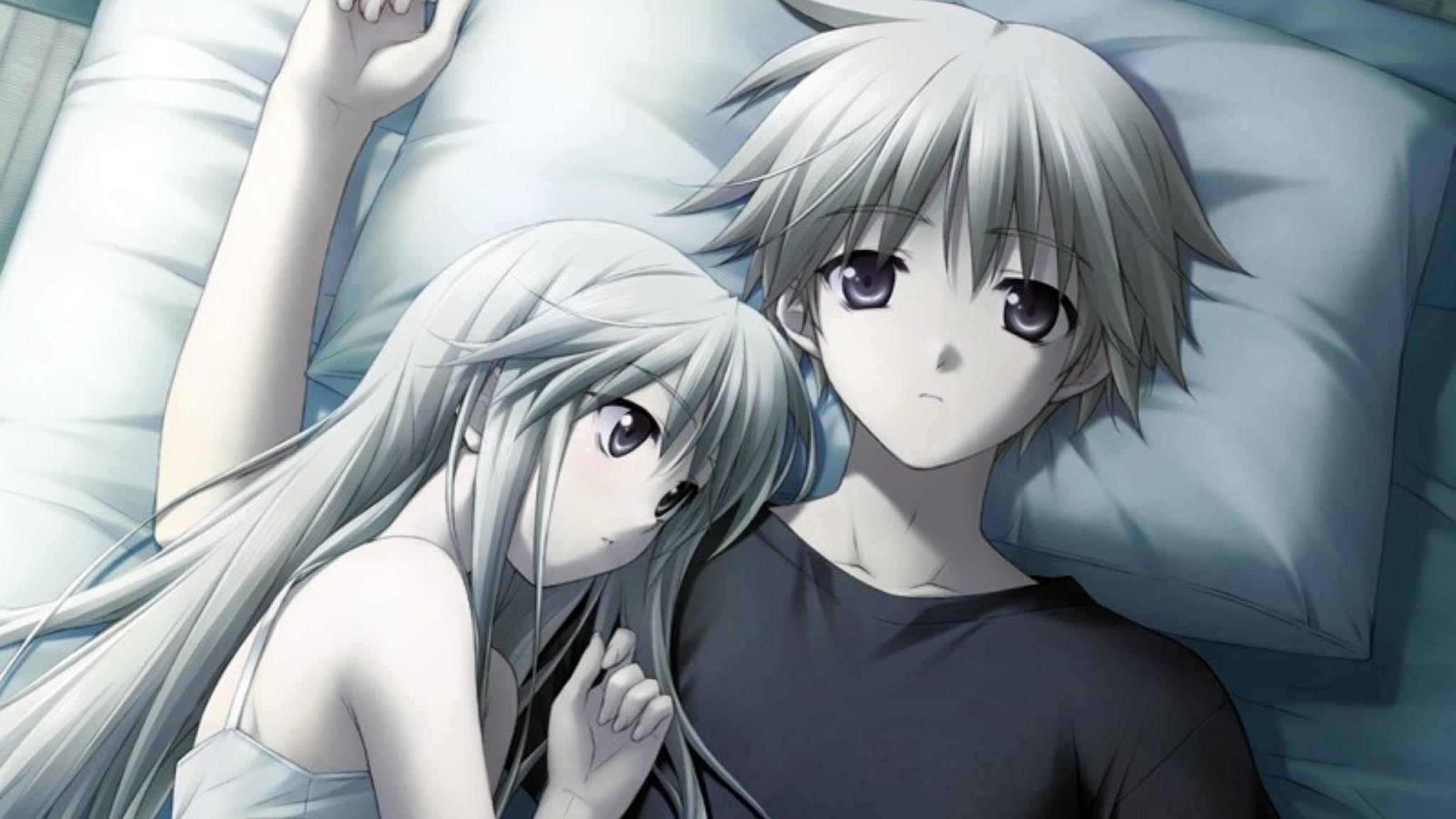 Cute Anime Couple Background