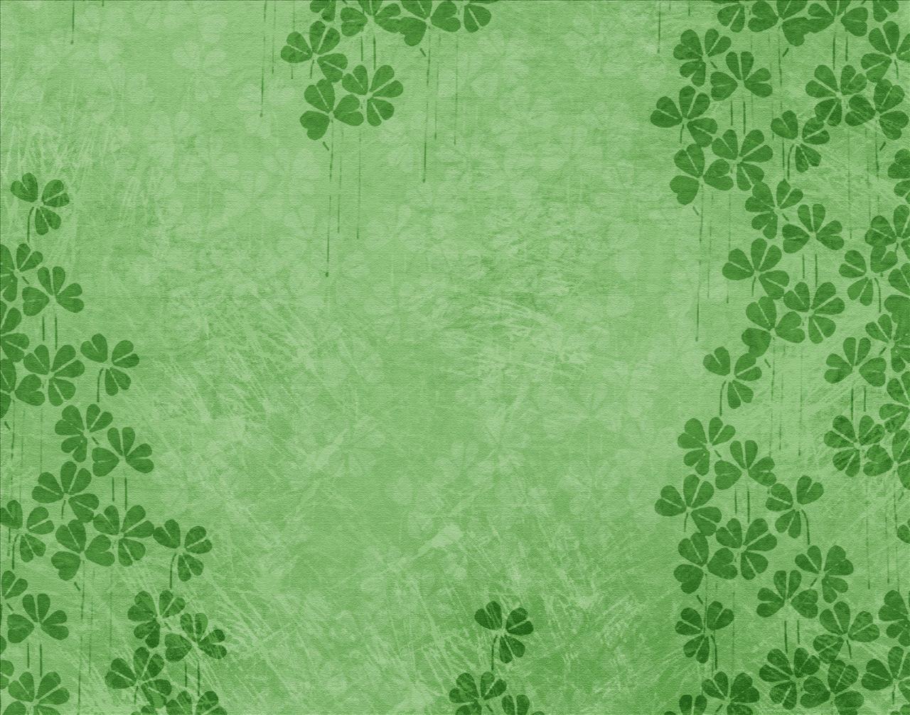 Clover Shamrock Irish Green Background iPhone Cover