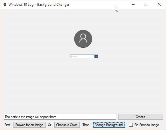 Windows Login Background Changer