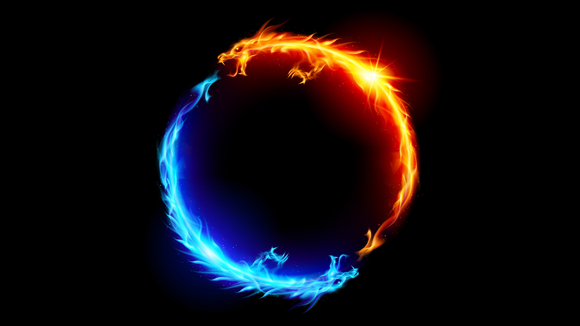 Two Dragon Yin Yang Wallpaper Wallpaperlepi