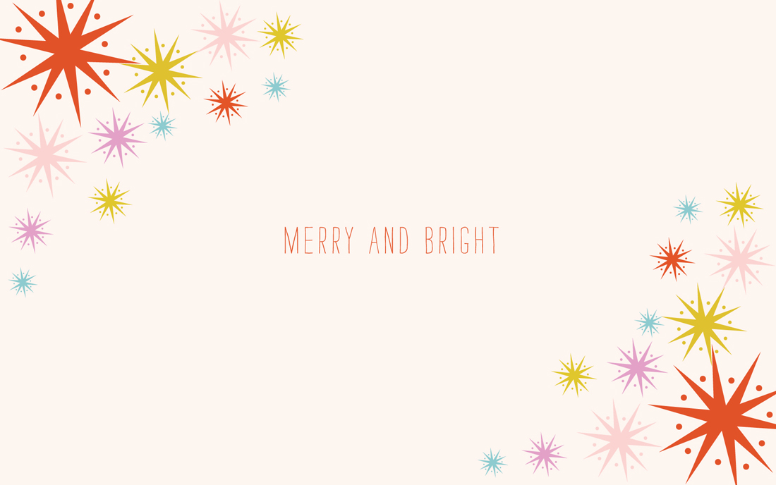Merry And Bright Are Definitely Two Words That
