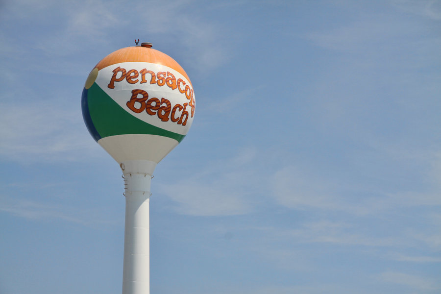 Pensacola Beach Water Tower By Expressionsoutlet