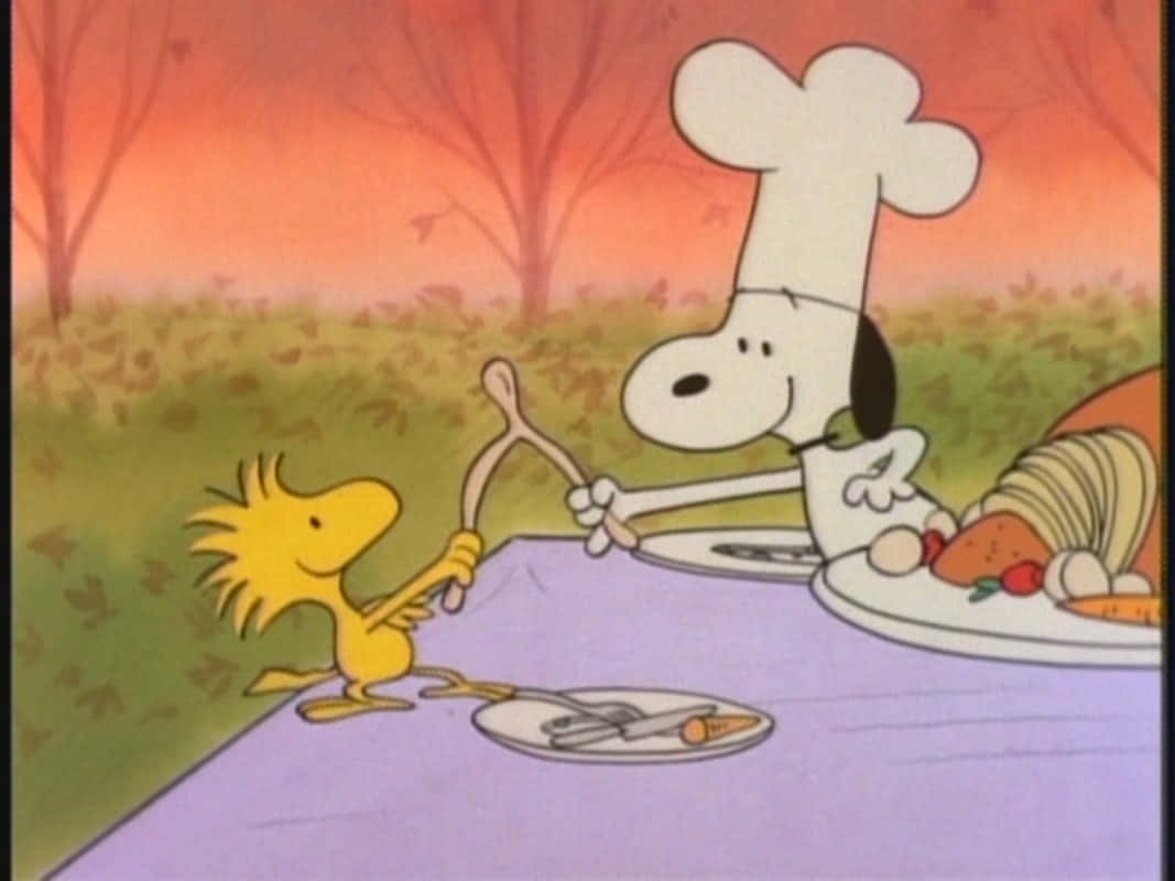 Snoopy Thanksgiving Wallpaper
